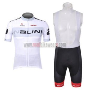 2012 Team Nalini Cycling Bib Kit White