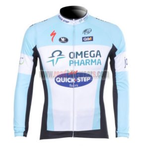2012 Team QUICK STEP Cycling Long Sleeve Jersey