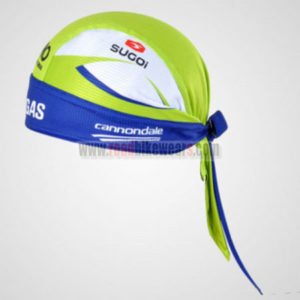 2011 LIQUIGAS Cannondale Cycling Bandana Head Scarf Green Blue