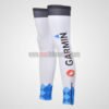 2012 Team GARMIN Cycling Leg Warmers Sleeves White