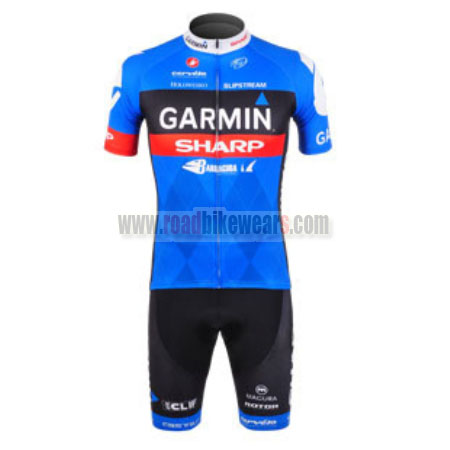 Meddele Bøde Balehval 2012 Team GARMIN SHARP Riding Outfit Cycle Jersey and Padded Shorts Roupas  Bicicleta Blue | Road Bike Wear Store