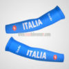 2012 Team ITALIA Castelli Cycling Arm Warmers Sleeves Blue
