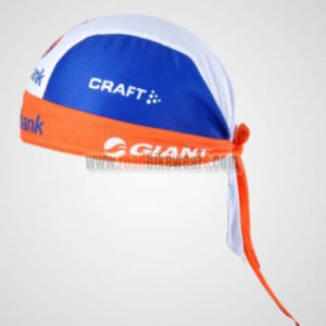 2012 Team Rabobank Cycling Bandana Head Scarf Blue Orange