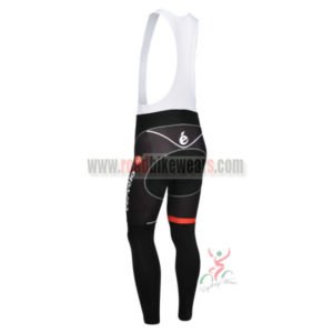 2013 Team Cervelo Riding Long Bib Pants Black