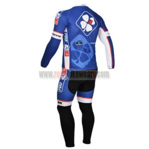 2013 Team FDJ Bicycle Long Kit Blue Black