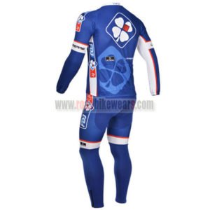 2013 Team FDJ Pro Cycle Long Kit Blue