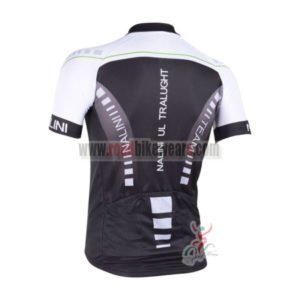 2013 Team NALINI Bike Jersey Black Green Lines
