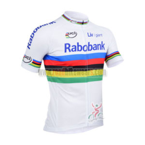 2013 Team RABOBANK UCI Cycling White Jersey