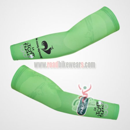 2013 Tour de France Pro Cycling Arm Warmer Green 2013 Tour de France Pro Cycling Arm Warmer Green
