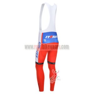 2013 Team KATUSHA Pro Cycle Long Bib Pants Red