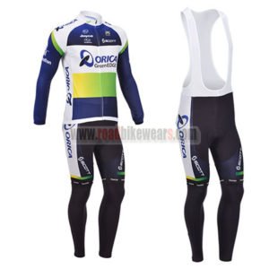 2013 Team ORICA GreenEDGE Cycling Long Bib Kit Blue