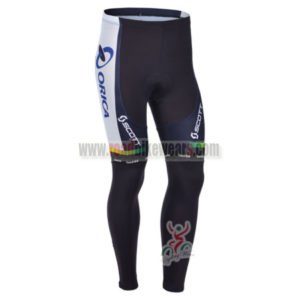2013 Team ORICA GreenEDGE Cycling Long Pants Blue