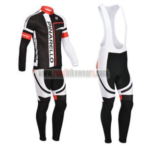 2013 Team PINARELLO Cycling Bib Kit Black Red
