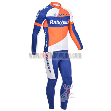 inicial valor crecimiento 2013 Team Rabobank Cycle Outfit Biking Long Jersey and Padded Pants Tights  Ropa De Ciclismo | Road Bike Wear Store