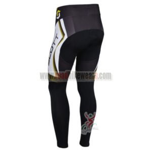 2013 Team SCOTT Pro Cycling Long Pants White Yellow