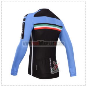 2014 Team BIANCHI Pro Bicycle Long Jerey Blue Black
