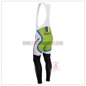 2014 Team CANNONDALE Pro Riding Long Bib Pants Green White