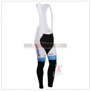 2014 Team GARMIN SHARP Cycling Long Bib Pants Blue White