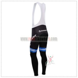 2014 Team GIANT Biking Long Bib Pants Black Blue