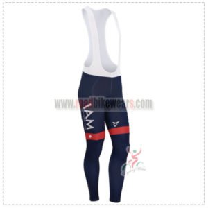 2014 Team IAM SCOTT Cycling Long Bib Pants Dark Blue