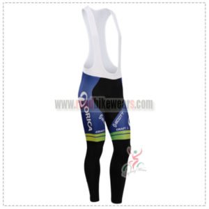 2014 Team ORICA GreenEDGE Cycling Long Bib Pants White Blue