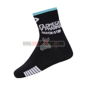 2014 Team QUICK STEP Cycling Socks Black