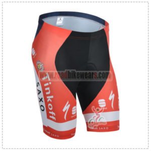 2014 Team SAXO BANK Cycling Shorts Red