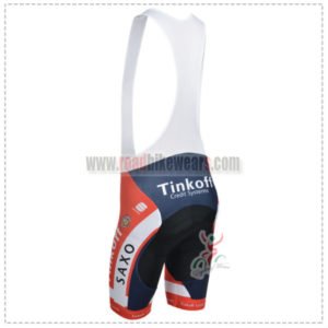 2014 Team SAXO BANK Riding Bib Shorts Red