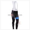 2014 Team SKY Pro Cycling Long Bib Pants Black Blue
