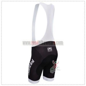 2014 Team Santini Riding Bib Shorts Black