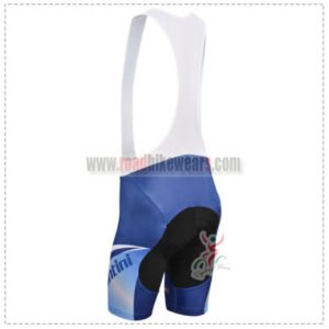 2014 Team Santini Riding Bib Shorts Blue