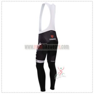 2014 Team TREK Riding Long Bib Pants Black White