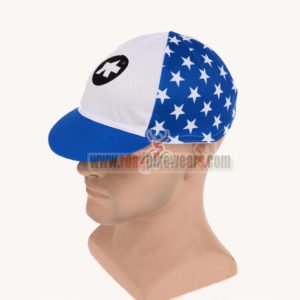 2015 Team ASSOS Riding Cap White Blue