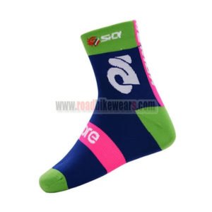 2015 Team Lampre SIDI Cycling Socks Blue Green