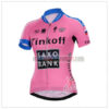 2015 Team Tinkoff SAXO BANK Women's Cycling Jersey Pink Blue