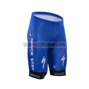 2016 Team etixxl QUICK STEP Bicycle Shorts Blue