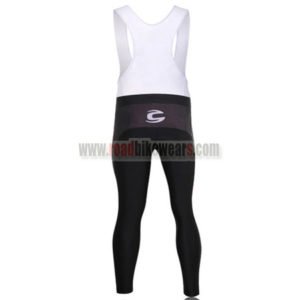 2009 Team Cannondale Riding Long Bib Pants Black Red