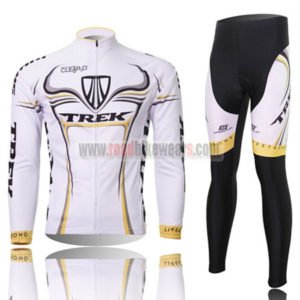 2009 Team TREK Cycling Long Kit White