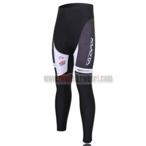 2010 Team KUOTA Cycling Long Pants Black White