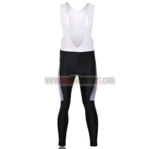 2011 Team NALINI Cycling Long Bib Pants White Black