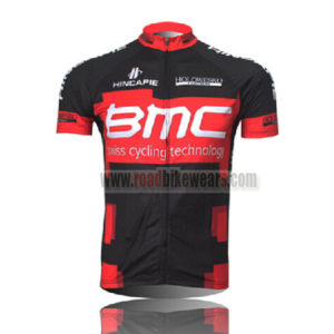 2012 BMC Cycling Jersey Black Red