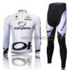 2012 Team ORBEA Cycling Long Kit White Blue