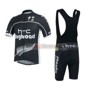 2013 Team HTC highroad Riding Bib Kit Black