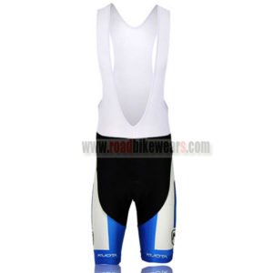 2013 Team KUOTA Cycling Bib Shorts White Blue