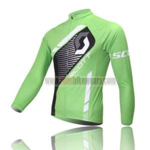 2013 Team SCOTT Cycling Long Jersey Green