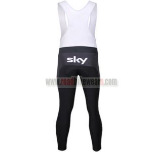 2013 Team SKY Champion Riding Long Bib Pants White