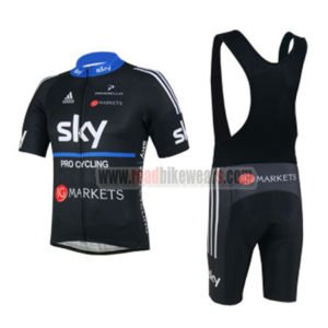 2013 Team SKY Pro Riding Bib Kit Black White