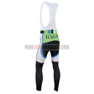 2014 Team Cannondale Riding Long Bib Pants Black White