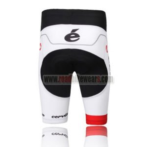 2014 Team Cervelo Pro Bike Shorts White