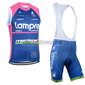 2014 Team Lampre MERIDA Riding Tank Top Bib Kit